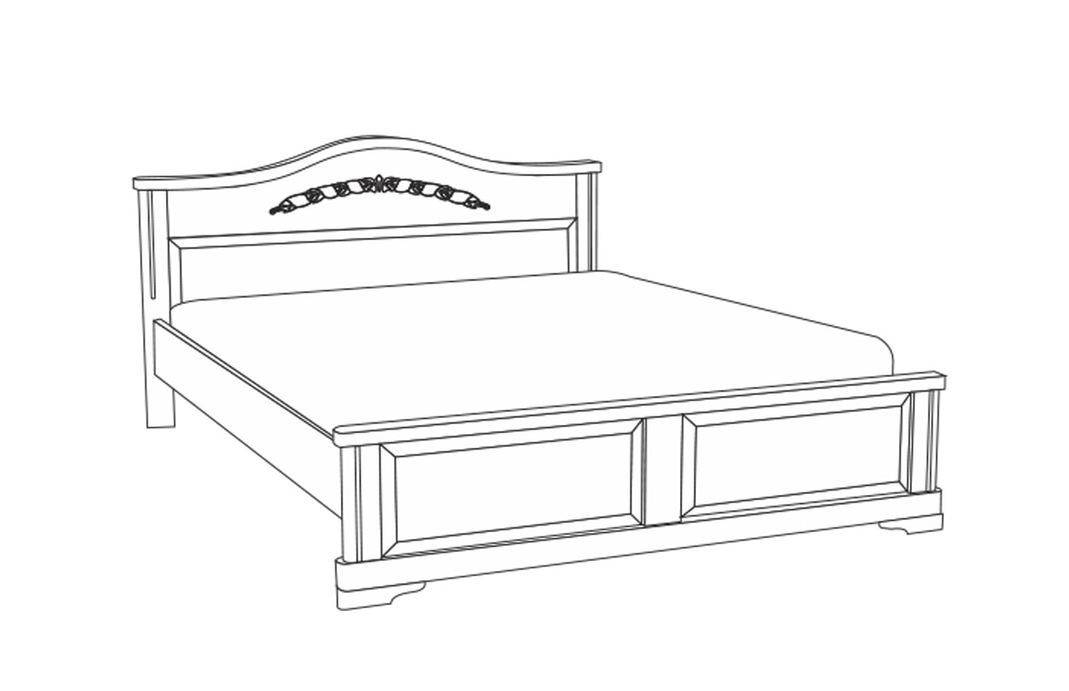 Картинка товара кровать Dreamline Эдем 1 (бук)